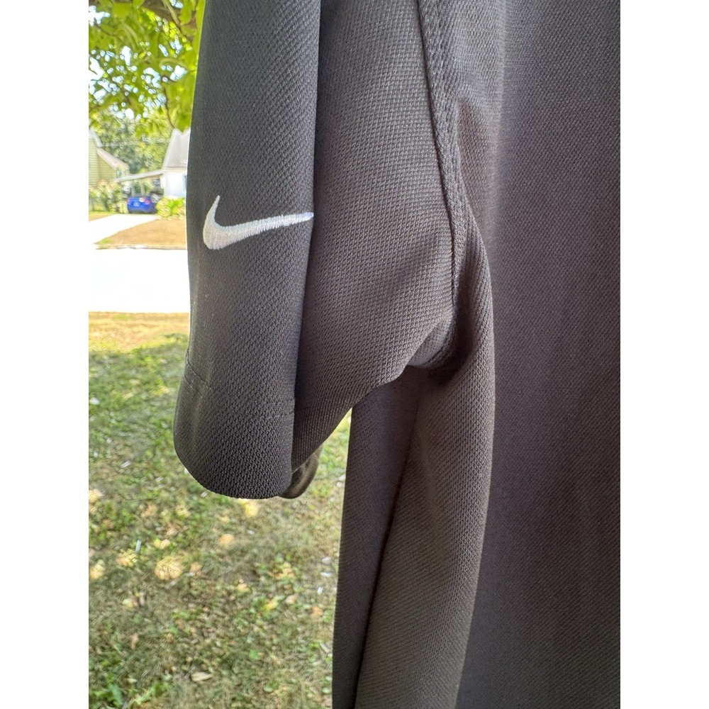 Nike Golf Dri Fit Men's Black Polo With Logo Cambria Size Large - Picture 6 of 6
